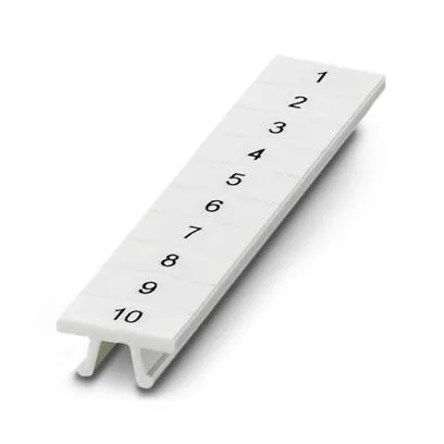 CK5 marker strip — pre-printed 1–10, vertical orientation